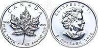 Kanada 5 Dollar 1 Unze 1 Unze Silber Maple Leaf - 1 oz Silber -