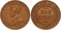 Australien One Penny George V. (1910-1936) -