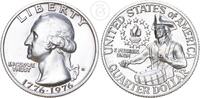 USA Quarter Dollar Vereinigte Staaten von Amerika ¼ Dollar - 200 Jahre USA -