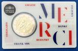 Frankreich 2€ Gedenkmünze Thank You -