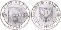 Deutschland BRD 10 Euro 10 € Gedenkmünze - 175. Geburtstag Wilhelm Busch -