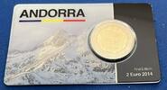 Andorra 2 Euro 2 Euro Kursmünze - First Edition - Auflage nur 500 Stück -