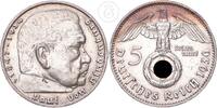 Drittes Reich 5 Reichsmark 5 Reichsmark Paul von Hindenburg - mit HK -