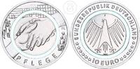 Deutschland BRD 10 Euro 10 € Gedenkmünze - Pflege (Serie Im Dienst der Gesellschaft) -