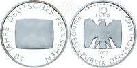 Deutschland BRD 10 Euro 10 € Gedenkmünze - 50 Jahre Deutsches Fernsehen -