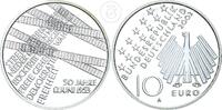 Deutschland BRD 10 Euro 10 € Gedenkmünze - 50 Jahre Volksaufstand 17. Juni 1953 -