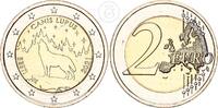 Estland 2 Euro 2 € Gedenkmünze - Der Wolf -