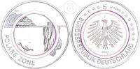 Deutschland BRD 5 Euro 5 € Gedenkmünze - Polare Zone (Serie Klimazonen der Erde) -