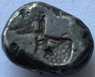 Asia Minor (Paphlagonia Sinope) Ar drachm ND (480-450 BC) with testcut ZF