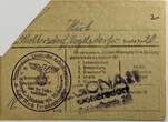 Third Reich One Mark 1943/1944 PR