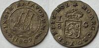 Nederlands-Indië 1/8e gulden 1802 beauty! AU/UNC