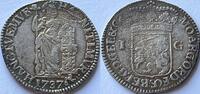 Noordelijke Nederlanden (Gelderland) een gulden 1737 lichtelijk zwak geslagen, maar met aantrekkelijk patina ZF