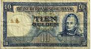 Nederland tien gulden 1949 vlekjes ZF-