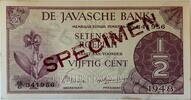 Nederlands-Indië 1/2e gulden 1948 zeldzame specimen AU/UNC