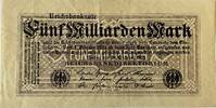 Germany five milliard mark 1923 PR