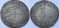 Graafschap Vlaanderen dubbele groot of plak ZJ Lodewijk van Male (1346-1384) aantrekkelijk stuk! PR-