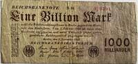 Germany one billion mark -