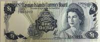 Cayman Islands one dollar ND (1985) UNC