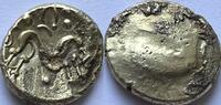 Celtic Ambiani gold stater Gallic war issue (corrosion) -