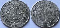 German States (Hessen-Kassel) 1/4e thaler adjustment marks as usual -