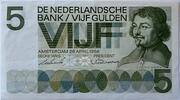 vijf gulden 1966 Nederland  AU