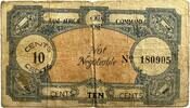 Great-Britain ten cents token money prisoners of war camps Italian Somaliland FR