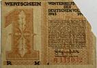 Third Reich one Mark 1943/1944 ZF/PR
