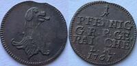 German States (Reuss) pfennig Heinrich (1748-1802) -