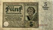 Germany five rentenmark 1926 ZF