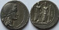 Roman Republic denarius 75 BC C.Egnatius Maximus ZF