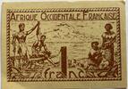 French West Africa one franc 1944 AU