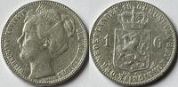 Nederland een gulden 1901 ZF