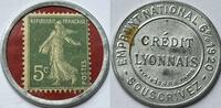 France five cent 1920 credit Lyonnais PR