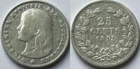 Nederland 25 cent 1895 mmt. recht ZF-