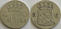 Nederland vijf cent 1825B ZF
