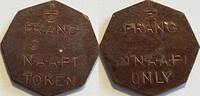 France 1/2e franc 1944 NAAFI token PR