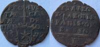 Zuidelijke Nederlanden (Maastricht) stuiver 1579 noodmunt (beleg van de Spanjaarden o.l.v. de hertog van Parma) FR/ZF