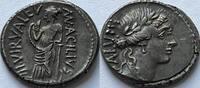 Roman Republic denarius Mn.Acilius Glabrio (superbe with attractive grey/blue toning!) -