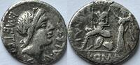 Roman Republic denarius A.Albinus and L.Metellus -