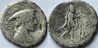 Roman Republic denarius C.Mamilius Limeatus (with countermark) -