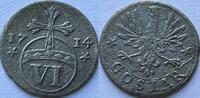 German States (Goslar) 6 pfennig some corossion -