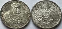 Germany (Saxony-Weimar-Eisenach) two mark 1908 superbe with a lot of original lustre! AU/UNC