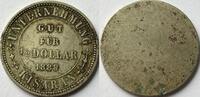 Plantage Kisiran 1/2e dollar 1888 plantage geld ZF
