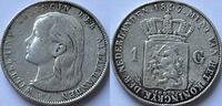 Nederland een gulden 1897 ZF-