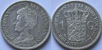 Nederland een gulden 1911 ZF