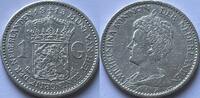 Nederland een gulden 1913 ZF