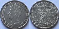 Nederland een gulden 1916 ZF