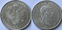 Austria 20 kreuzer Frans I (1804-1835) with a lot of original lustre! -