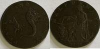 Great-Britain halfpenny token 1793 ZF