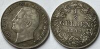 German States (Hessen-Darmstadt) 1/2e gulden Ludwig II (1830-1848) -